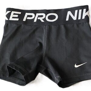 Girls black Nike Pro Dri-Fit Girls Size S